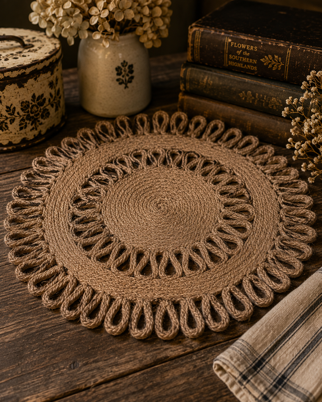 Round Rope Accent Mat / Trivet