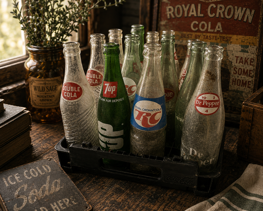 Vintage Soda Bottle Collection (Lot)