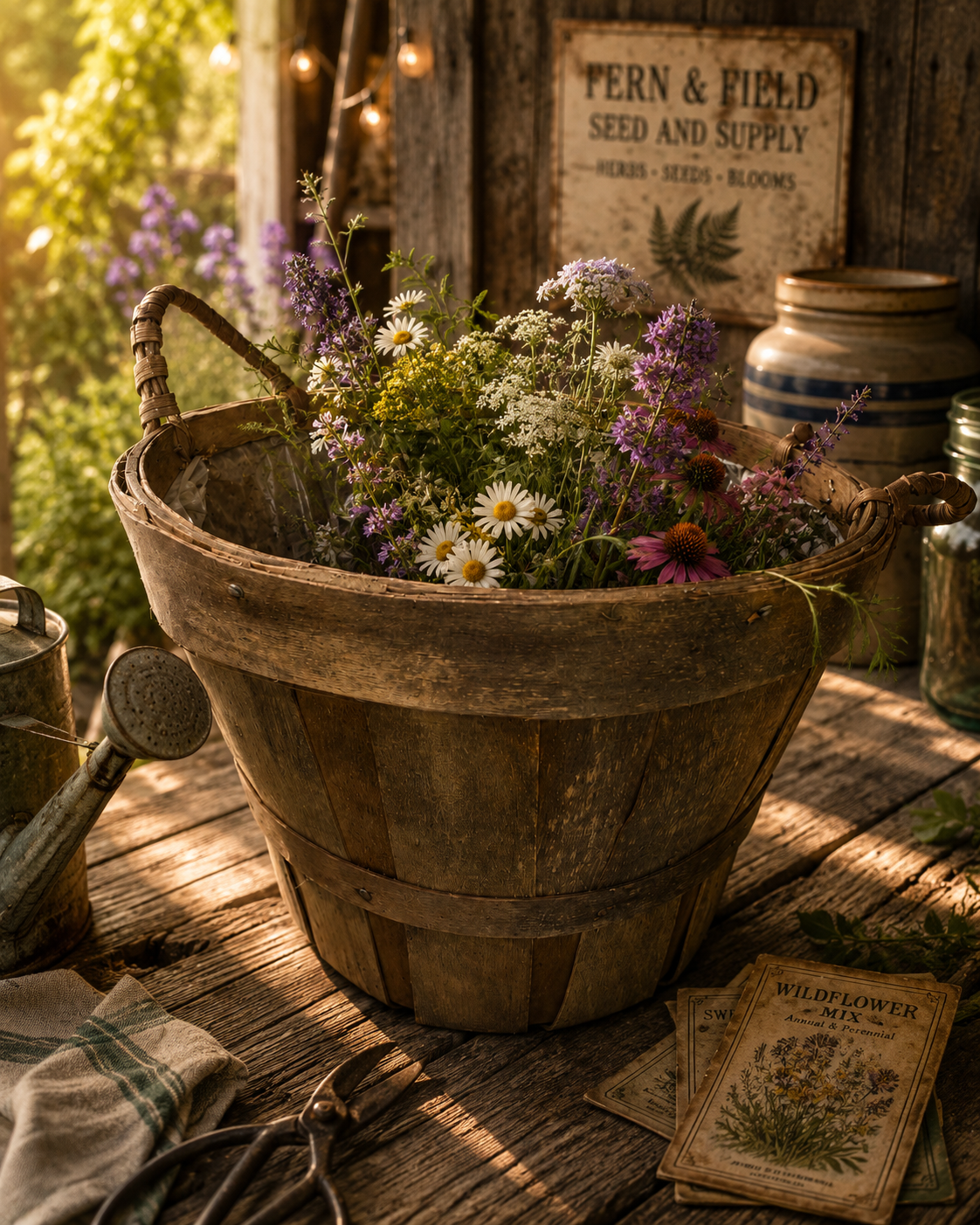 Dark Woven Basket