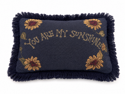 You Are My Sunshine Fringe Accent Pillow