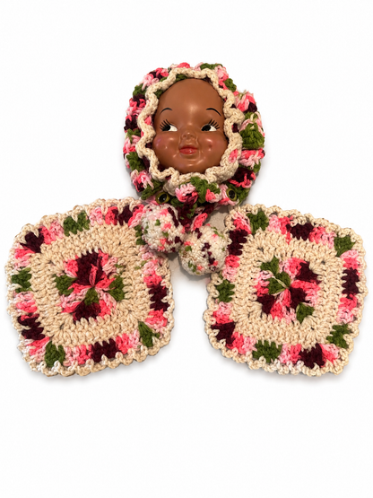 Crocheted Pot Holder Doll