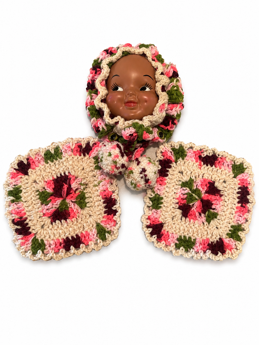 Crocheted Pot Holder Doll