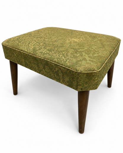 Green Upholstered Footstool