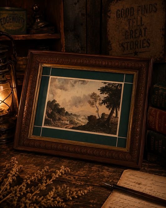 Framed Roaming Wagon Print