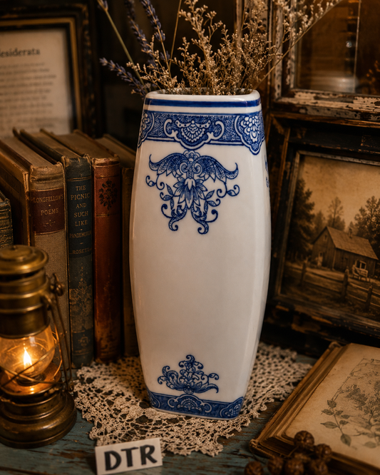 Blue & White Ceramic Vase