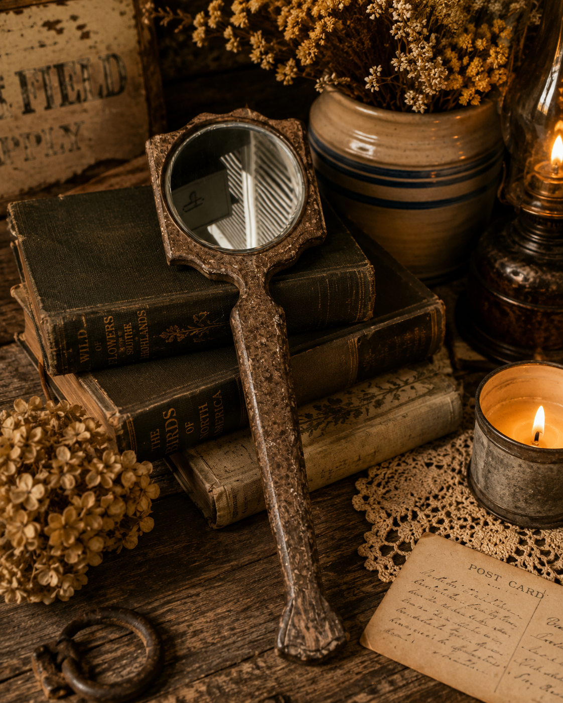 Ornate Hand Mirror